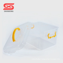 popular new design multipurpose box clear plastic storage bins with lid